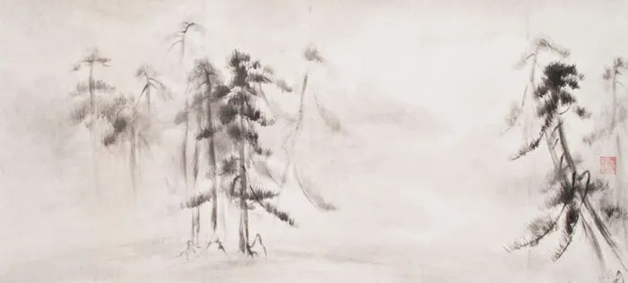 hasegawa tohaku, pine trees