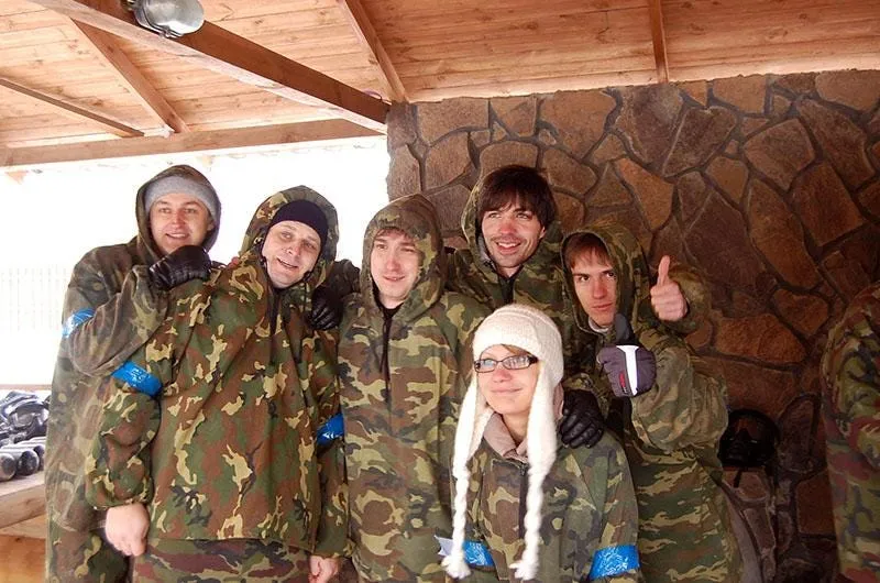 Команда “синих” готова к выходу на позиции