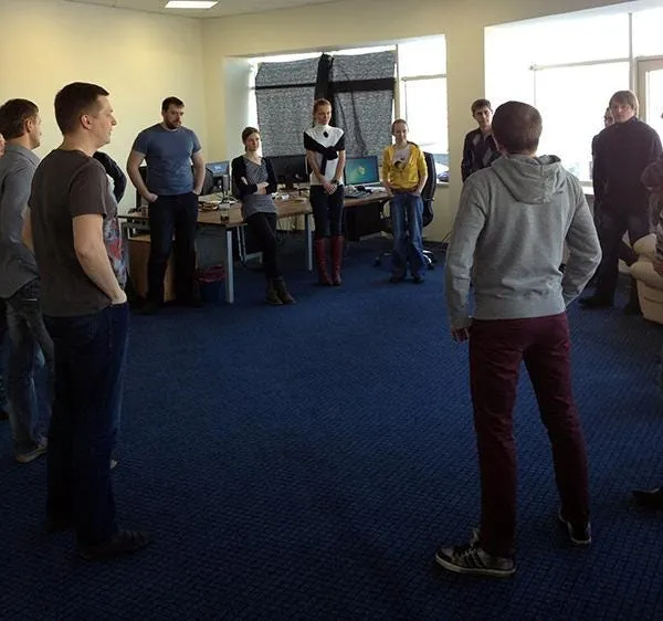 Daily meeting в уютной башенке
